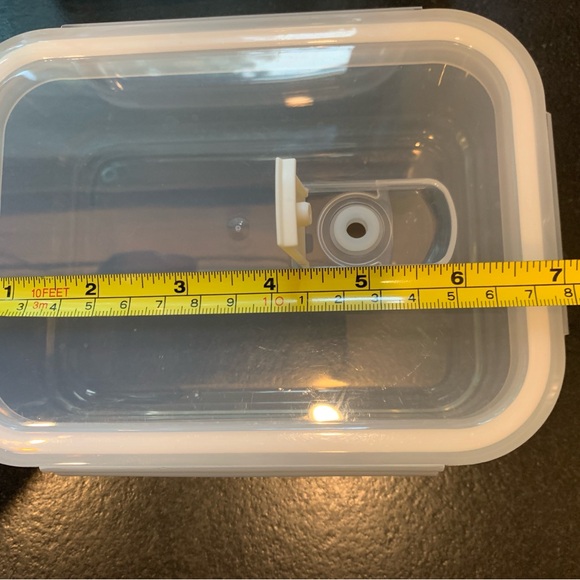 Glass Food Storage Containers with Lids - set of 4 - Picture 7 of 9